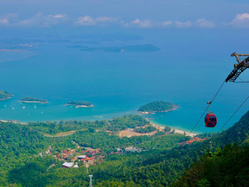 #traveling #MalaysiaDay 4 - 兰卡威（Langkawi）🏝出海跳岛游：🦀拍寄居蟹🎣钓石斑鱼🦅看鹰击长空🚤坐飞驰快艇，⛰登高一览众岛小